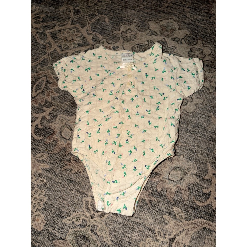Vintage Little Arizona Jean Company Bodysuit Floral